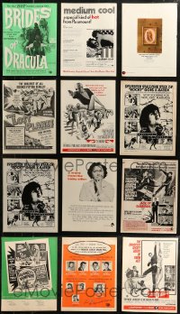 6t0515 LOT OF 12 TRADE ADS 1950s-1970s great images from a variety of different movies!