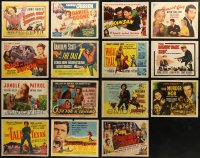 6t0391 LOT OF 15 TITLE CARDS 1940s-1960s great images from a variety of different movies!