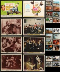 6t0472 LOT OF 28 WALT DISNEY LOBBY CARDS 1960s-1970s incomplete sets from a variety of different movies!
