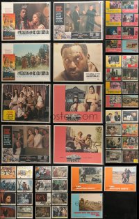 6t0419 LOT OF 91 INDIVIDUALLY BAGGED 1970S LOBBY CARDS 1970s scenes from a variety of movies!