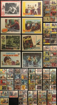 6t0402 LOT OF 139 INDIVIDUALLY BAGGED 1960S LOBBY CARDS 1960s scenes from a variety of movies!