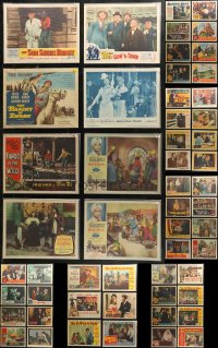 6t0441 LOT OF 62 INDIVIDUALLY BAGGED 1950S LOBBY CARDS 1950s scenes from a variety of movies!