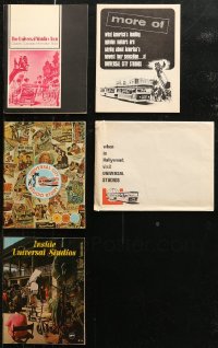 6t0113 LOT OF 4 UNIVERSAL STUDIOS TOUR SOUVENIR PROGRAM BOOKS 1960s-1970s studio images & info!