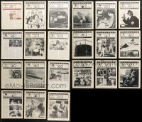 6t0174 LOT OF 21 THOSE ENDEARING MATINEE IDOLS MAGAZINES 1969-1972 great movie images & articles!