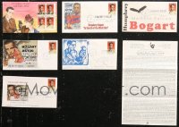 6t0775 LOT OF 6 HUMPHREY BOGART FIRST DAY COVERS 1997 great Maltese Falcon images!