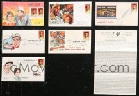 6t0777 LOT OF 6 HUMPHREY BOGART FIRST DAY COVERS 1997 each with images from The African Queen!
