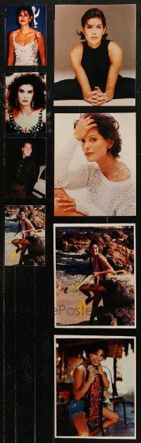 6t0829 LOT OF 18 TERI HATCHER COLOR AND BLACK & WHITE REPRO PHOTOS 1990s-2000s great portraits!