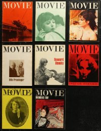 6t0197 LOT OF 8 MOVIE ENGLISH MOVIE MAGAZINES 1962-1965 includes the first five issues +9, 11 & 13!