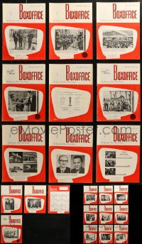 6t0228 LOT OF 40 BOX OFFICE 1970 EXHIBITOR MAGAZINES 1970 images & information for theater owners!