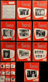 6t0246 LOT OF 19 BOX OFFICE 1965 EXHIBITOR MAGAZINES 1965 images & information for theater owners!