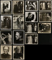 6t0833 LOT OF 15 BRIDE OF FRANKENSTEIN 8X10 REPRO PHOTOS 1980s Karloff, Lanchester, some candids!