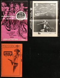 6t0139 LOT OF 3 CUT PRESSBOOKS 1960s advertising for Wild Rebels, Hombre, and Up Tight!