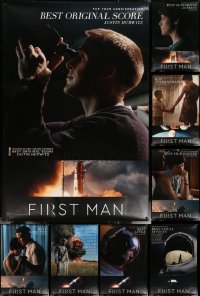 6t0892 LOT OF 10 UNFOLDED FIRST MAN 48X72 SPECIAL POSTERS 2018 Ryan Gosling as Neil Armstrong!