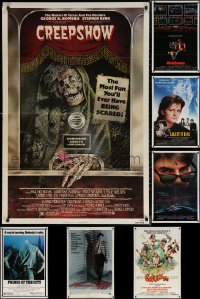 6t0379 LOT OF 7 FOLDED ONE-SHEETS 1980s great images from a variety of different movies!