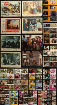6t0404 LOT OF 136 LOBBY CARDS 1960s-1980s incomplete sets from a variety of different movies!