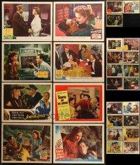 6t0462 LOT OF 43 1940S LOBBY CARDS 1940s great scenes from a variety of different movies!
