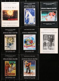 6t0141 LOT OF 8 MARIE-FRANCOISE ROBERT AUCTION CATALOGS 1999-2004 filled with movie posters & more!