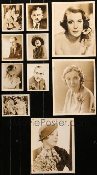 6t0727 LOT OF 10 1934 MGM 4X5 AND 8X10 STILLS 1934 great movie star portraits!