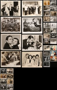 6t0702 LOT OF 39 8X10 STILLS 1930s-1950s great scenes from a variety of different movies!