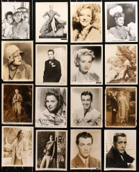 6t0720 LOT OF 17 8X10 STILLS 1920s-1960s great portraits of actors & actresses!