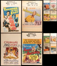 6t0007 LOT OF 12 WINDOW CARDS 1940s-1950s great images from a variety of different movies!