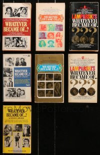 6t0108 LOT OF 7 WHATEVER BECAME OF... PAPERBACK BOOKS 1970s filled with great images & information!