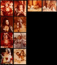 6t0830 LOT OF 18 TAMING OF THE SHREW COLOR 8X10 REPRO PHOTOS 1980s Elizabeth Taylor shown in all!
