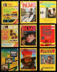 6t0085 LOT OF 9 INTERNATIONAL FILM GUIDE 1980S SOFTCOVER BOOKS 1980s cool images & information!