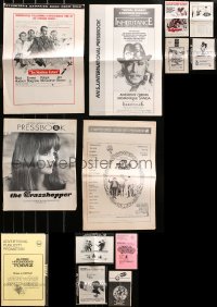 6t0127 LOT OF 13 UNCUT PRESSBOOKS 1960s-1970s advertising for a variety of different movies!