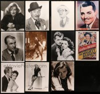 6t0534 LOT OF 11 11X14 REPRO AND RE-STRIKE PHOTOS 1970s-1980s great portraits of top stars!