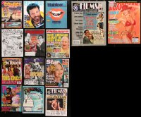 6t0177 LOT OF 14 MAGAZINES 1970s-2000s filled with great images & articles!