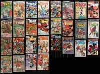 6t0154 LOT OF 28 THOR COMIC BOOKS 1970s-1990s adventures of the Marvel Comics Norse god hero!
