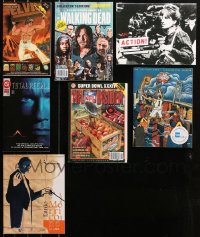 6t0207 LOT OF 7 MAGAZINES AND MISCELLANEOUS ITEMS 1990s-2000s movies, TV, sports & more!