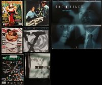 6t0203 LOT OF 7 X-FILES CALENDARS AND MAGAZINES WITH X-FILES COVERS 1990s Rolling Stone & more!