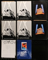 6t0595 LOT OF 8 20TH CENTURY FOX PRESSKITS 1987-2000 containing a total of 46 stills in all!