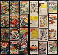 6t0157 LOT OF 12 MARVEL COMIC BOOKS 1970s Frankenstein, Dracula, Black Panther & more!