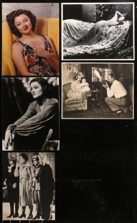 6t0540 LOT OF 5 11X14 REPRO PHOTOS 1980s beautiful Myrna Loy shown in most of them!