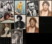 6t0535 LOT OF 9 11X14 REPRO PHOTOS 1980s great portraits of top Hollywood actors & actresses!
