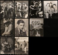 6t0594 LOT OF 9 11X14 STILLS 1930s-1960s great candid images from movie sets & more!