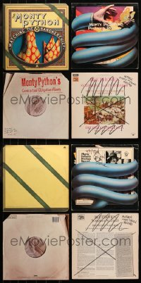 6t0505 LOT OF 4 33 1/3 RPM MONTY PYTHON RECORDS 1970s-1980s Matching the Handkerchief & more!