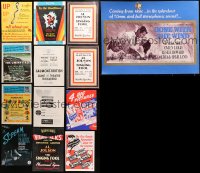 6t0514 LOT OF 13 ENGLISH TRADE ADS 1920s-1950s great images from a variety of different movies!