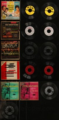 6t0778 LOT OF 6 45 RPM RECORDS 1950s Show Boat, Cinema Rhapsodies, Al Goodman & Orchestra + more!