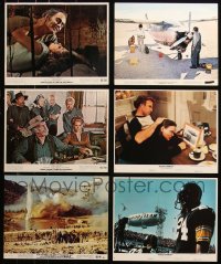 6t0738 LOT OF 6 COLOR 8X10 STILLS AND MINI LOBBY CARDS 1960s-1970s scenes from a variety of movies!