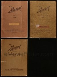 6t0149 LOT OF 3 STANDARD 1936-37 CASTING DIRECTORIES 1936-1937 filled with information on actors!