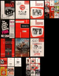 6t0233 LOT OF 32 BOX OFFICE 1974 EXHIBITOR MAGAZINES 1974 great images & info for theater owners!