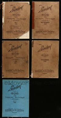 6t0145 LOT OF 5 STANDARD 1930 CASTING DIRECTORIES 1930 information on stage & screen actors!