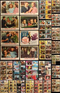 6t0396 LOT OF 181 LOBBY CARDS 1950s-1980s incomplete sets from a variety of different movies!
