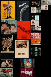 6t0584 LOT OF 24 PROMO BROCHURES 1970s-1980s great images from a variety of different movies!
