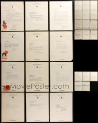 6t0548 LOT OF 29 FIRST NATIONAL PICTURES BOOKING LETTERS 1924-1928 from studio to theater owners!