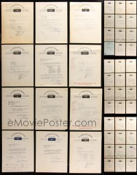 6t0546 LOT OF 48 EDUCATIONAL PICTURES BOOKING LETTERS 1920s from the studio to theater owners!